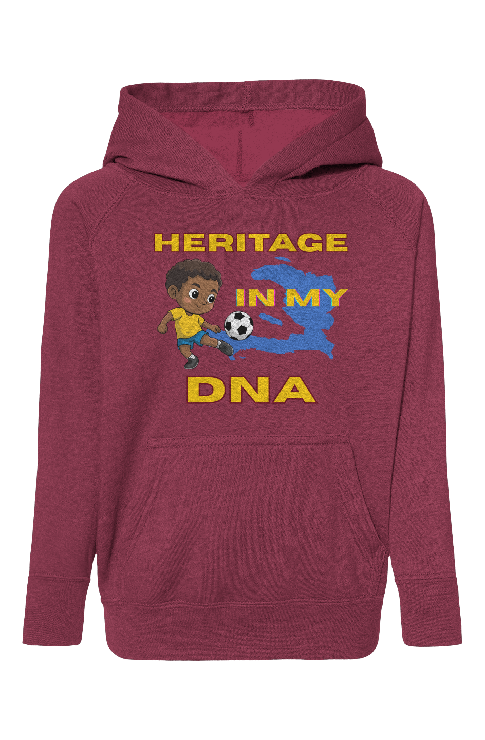 Blend Raglan Hooded Sweatshirt
