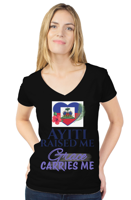 womens tultex v neck