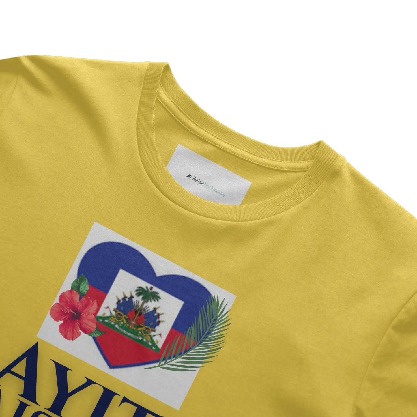 Ayiti Raised Me – Unisex Jersey Tee  (Yellow)
