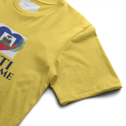 Ayiti Raised Me – Unisex Jersey Tee  (Yellow)