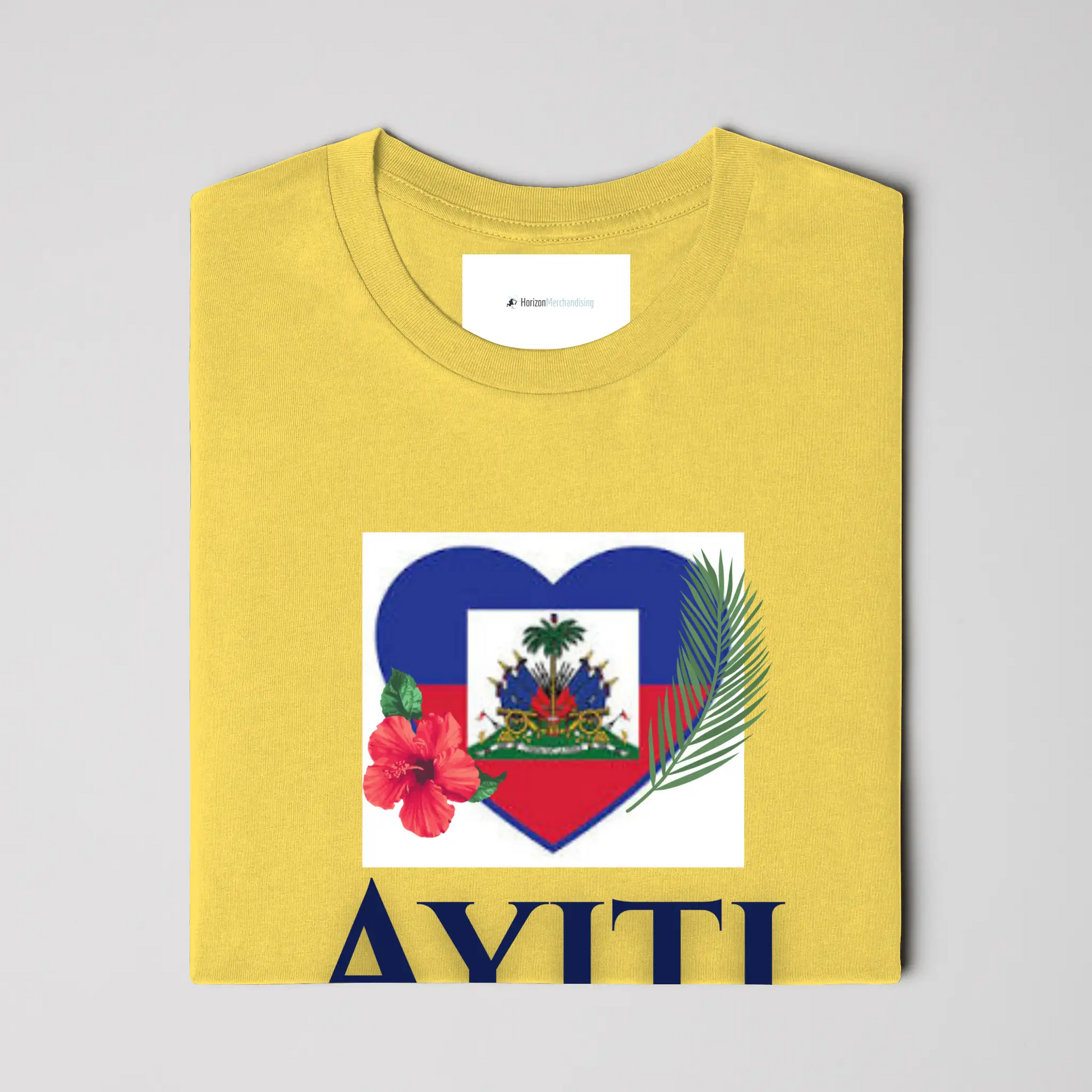 Ayiti Raised Me – Unisex Jersey Tee  (Yellow)