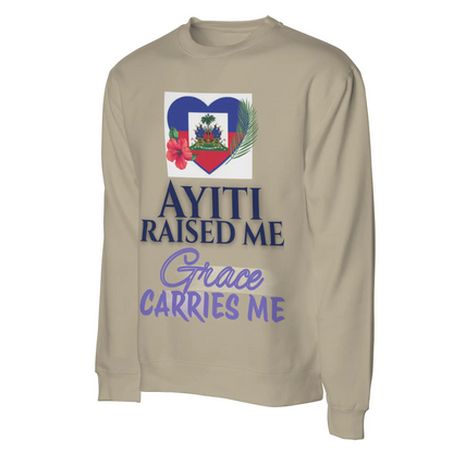 Ayiti Raised Me – Midweight Sweatshirt (Sandstone)