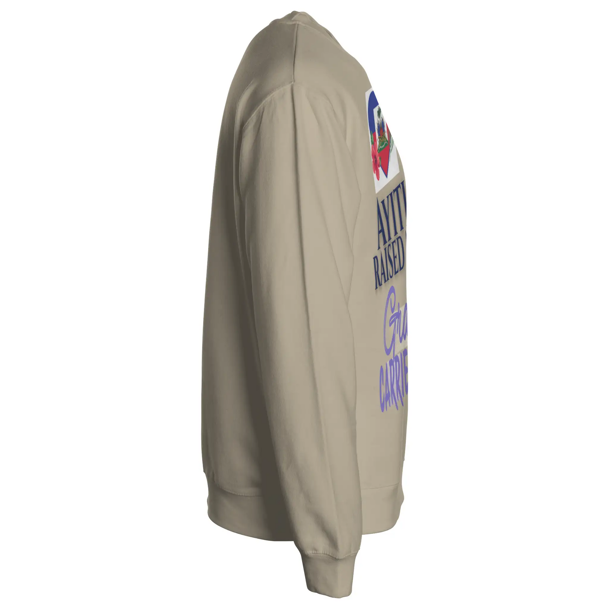 Ayiti Raised Me – Midweight Sweatshirt (Sandstone)
