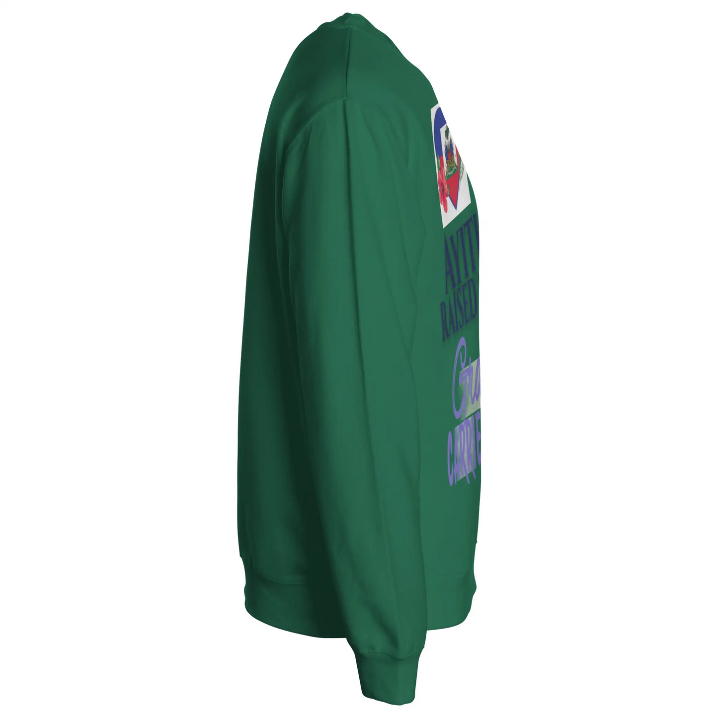 Ayiti Raised Me – Midweight Sweatshirt (Dark Green
