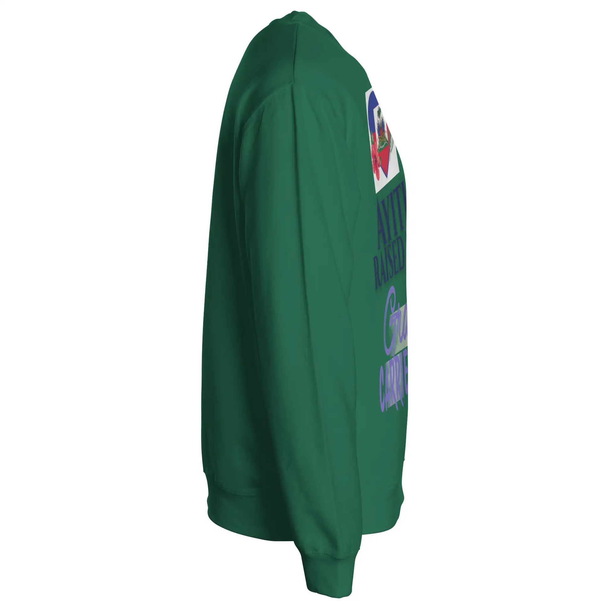 Ayiti Raised Me – Midweight Sweatshirt (Dark Green