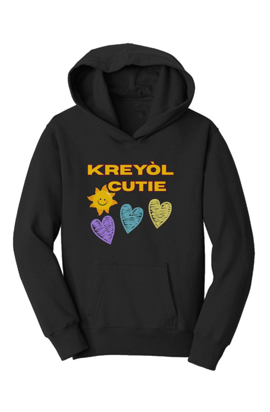 Kreyol Cutie – Youth Fleece Pullover Sweatshirt