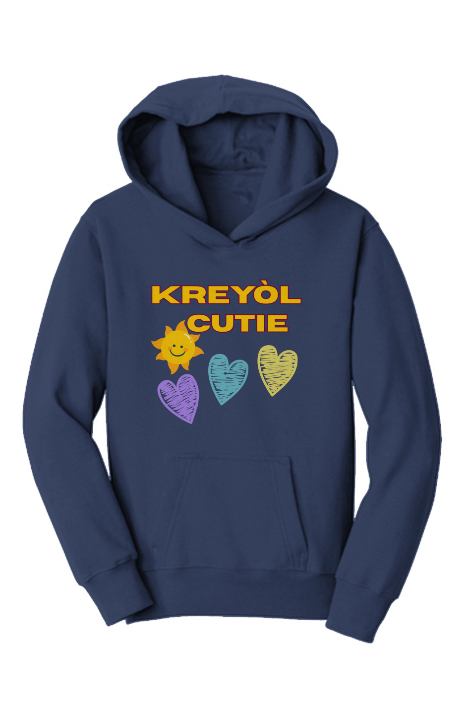 Kreyol Cutie – Youth Fleece Pullover Sweatshirt