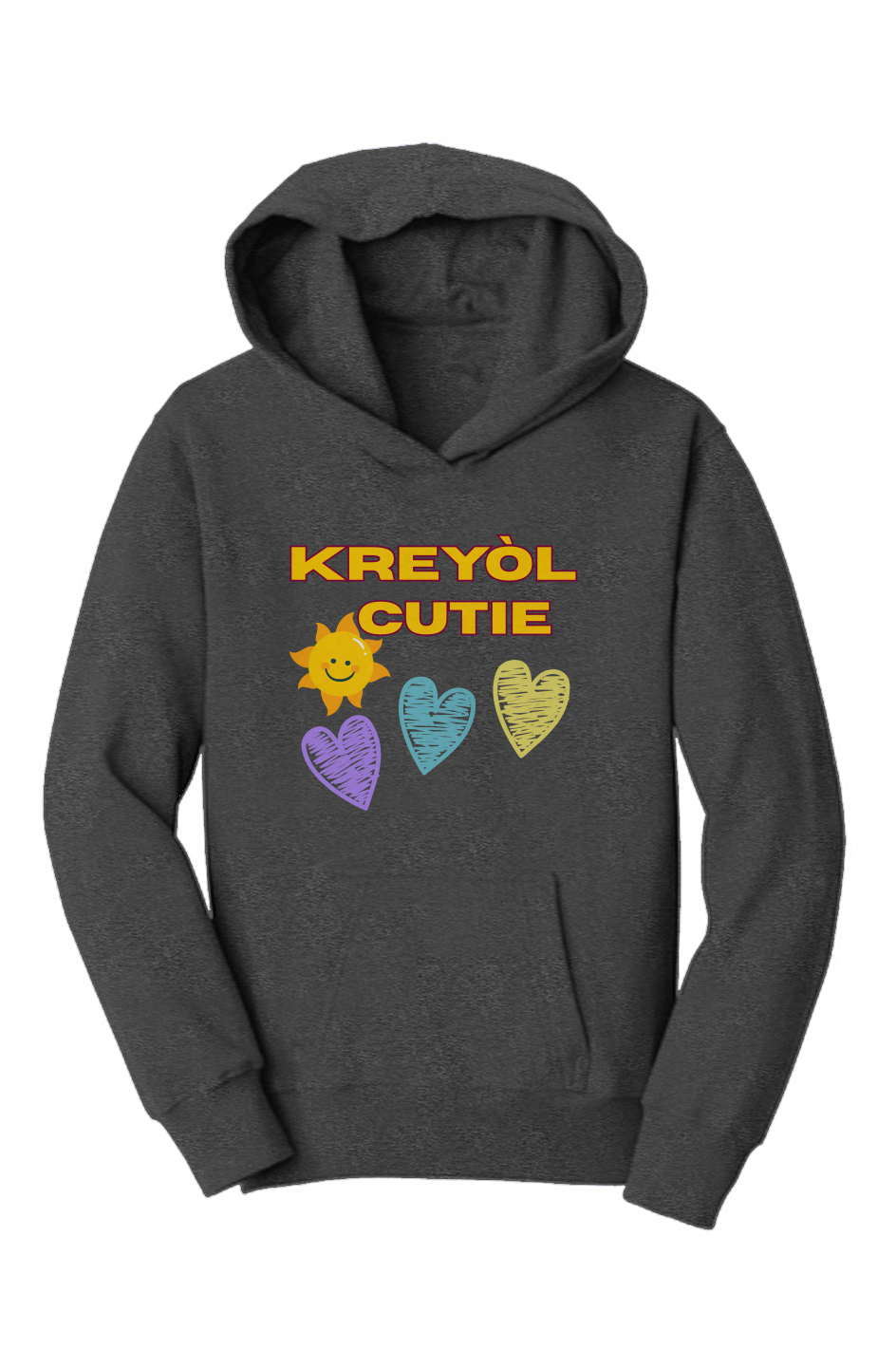 Kreyol Cutie – Youth Fleece Pullover Sweatshirt