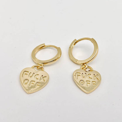Heart Huggie Earrings – Bold in Boundaries (Gold & Silver)
