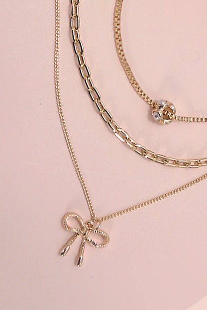 Charme de l'arc - Women Multi Layer Necklace