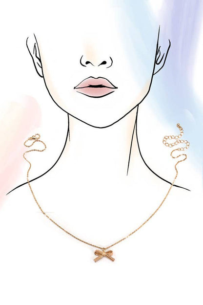 COLLIER À NOEUD - Women Pendant Necklace