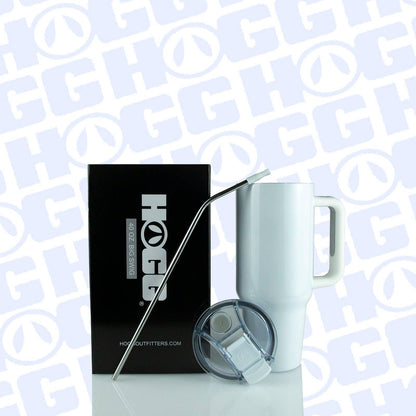 40oz Sublimation Tumbler – Handle & Straw Lid