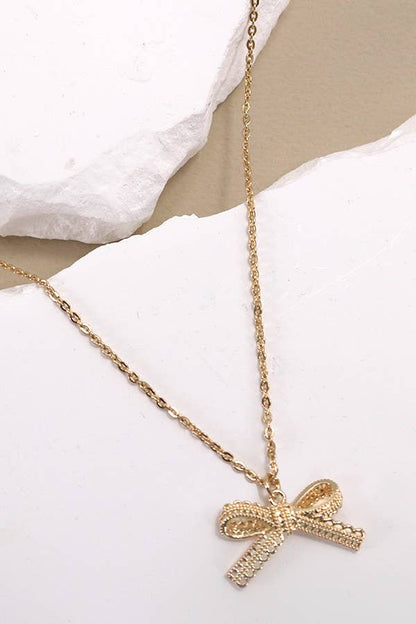COLLIER À NOEUD - Women Pendant Necklace