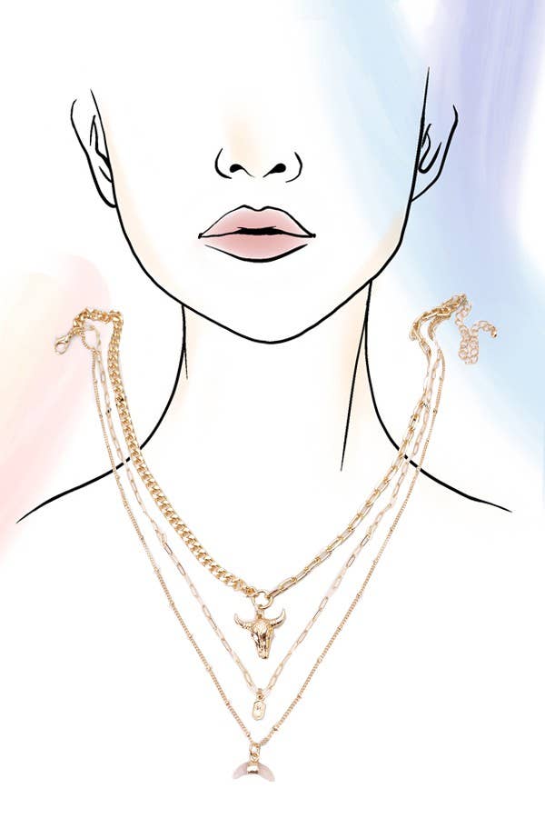 Fancy Multi Layer  - Women Necklace