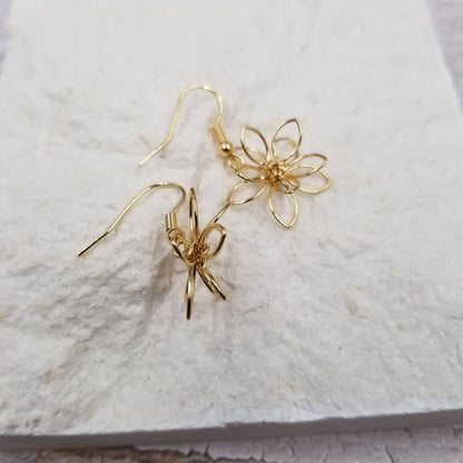 Wrapped Lotus Earrings – Bloom in Grace