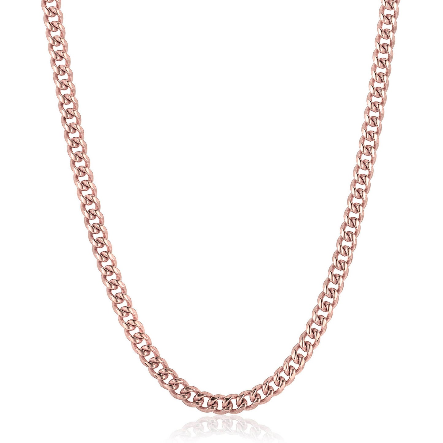 Men's Crucible Rounded Curb Chain Steel Necklace (26")