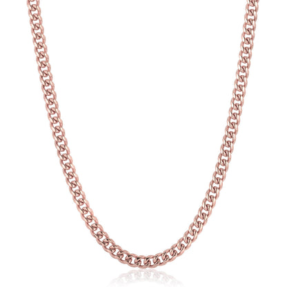 Men's Crucible Rounded Curb Chain Steel Necklace (26")